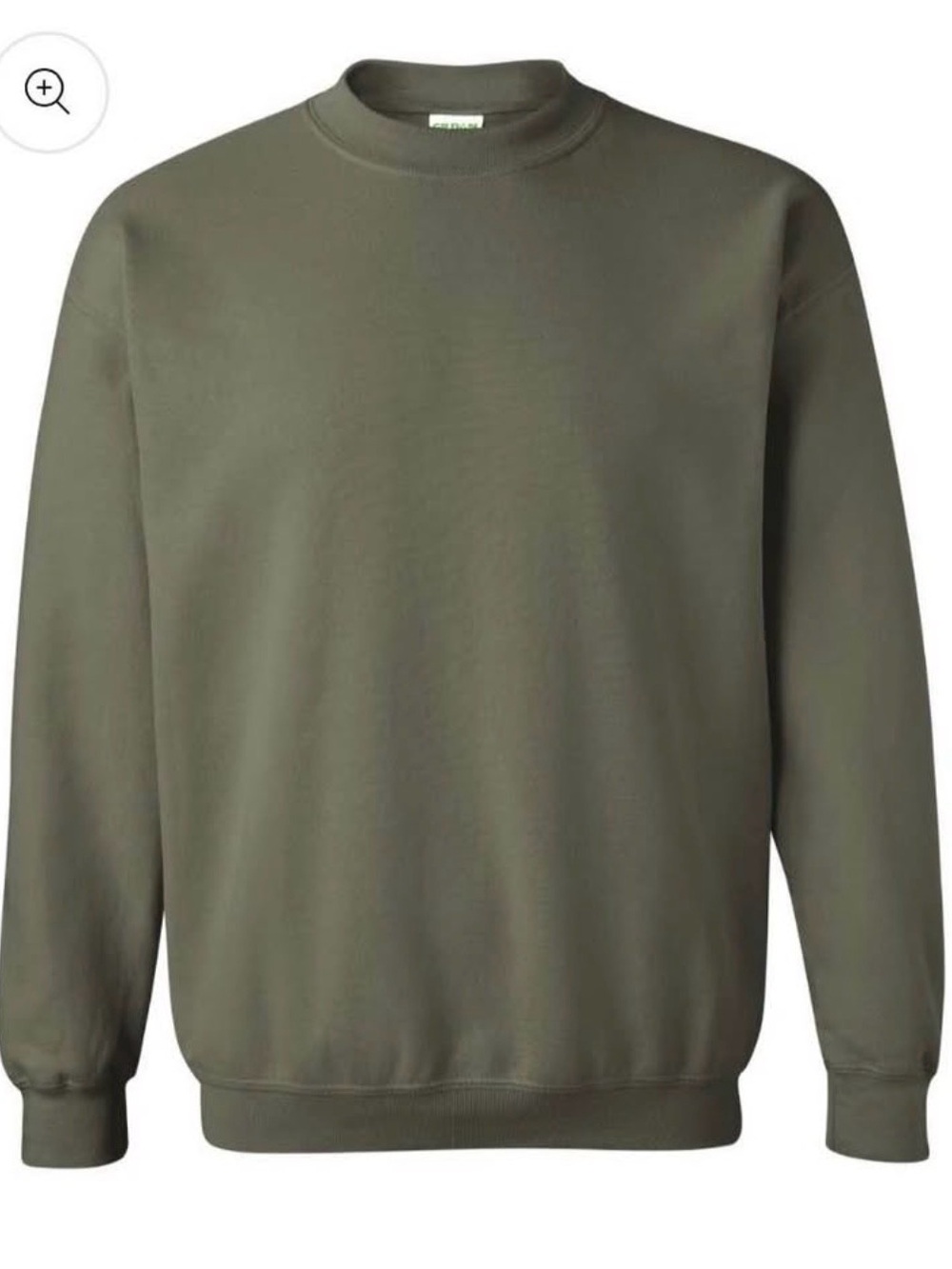 Gildan Crewneck Heavy Blend sweatshirt blank HTV - unisex military green - M